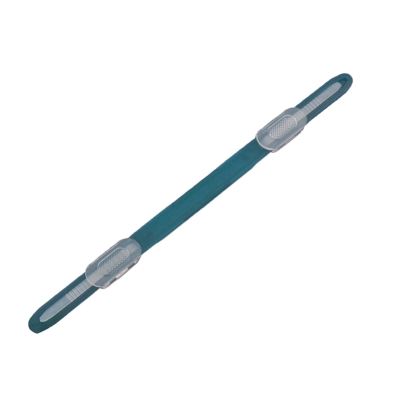 Plastic fasteners for folders